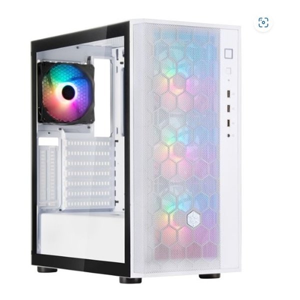 FARA R1 PRO V2 ミドルタワー 強化ガラス ARGB PCケース SST-FAR1W-PRO-V2