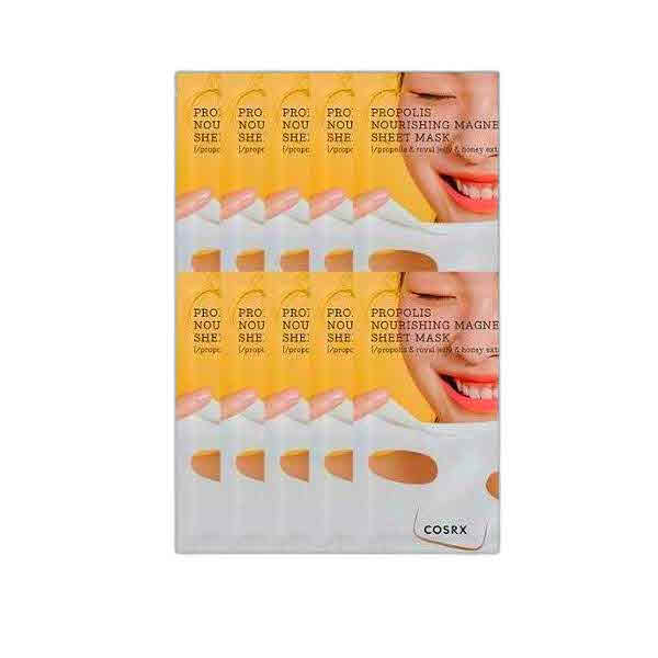 フルフィットプロポリスナリシングマグネットシートマスク10枚入