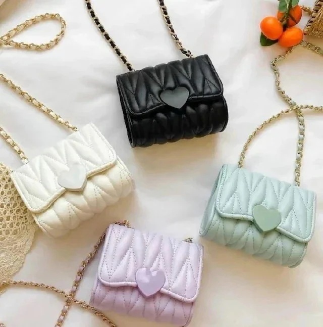 【20点セット】キルティングハート ミニバッグ バッグ キルティング P 小物入れ ケース 親子コーデ リンクコーデ 韓国ファッション 6色 165,489円