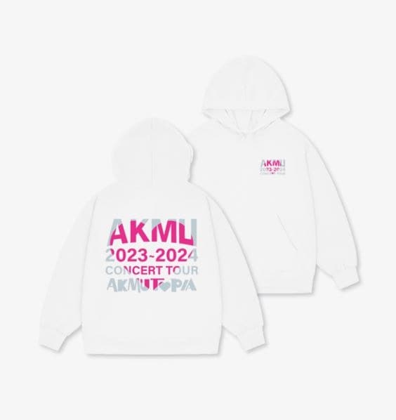 【2種選択】 AKMU - [AKMUTOPIA] AKMU HOODIE_WHITE