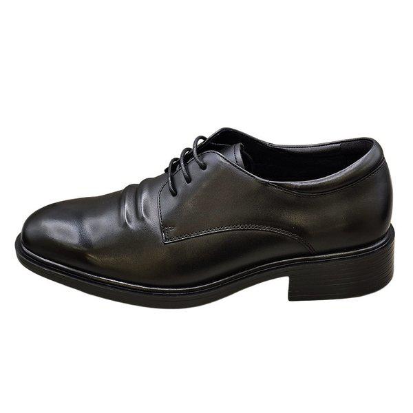 メンズ フォーマル シューズ 面接用シューズ 普段履き エンボス素材のシンプルなベーシック ダービーシューズ ヒール高さ5cm 10,768円