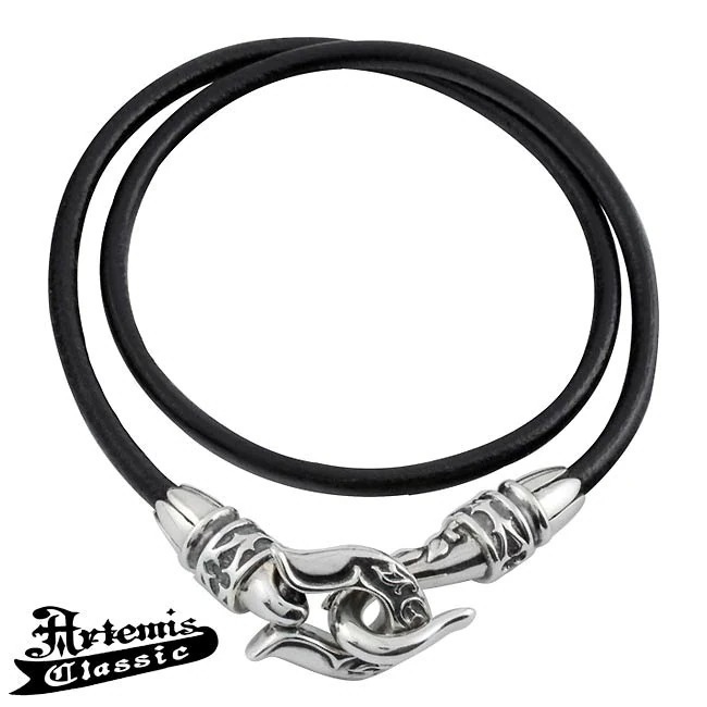 アルテミスクラシック Artemis Classic ホースシュー レザー シルバー ブレスレット アクセサリー メンズ 馬蹄 ACB0103