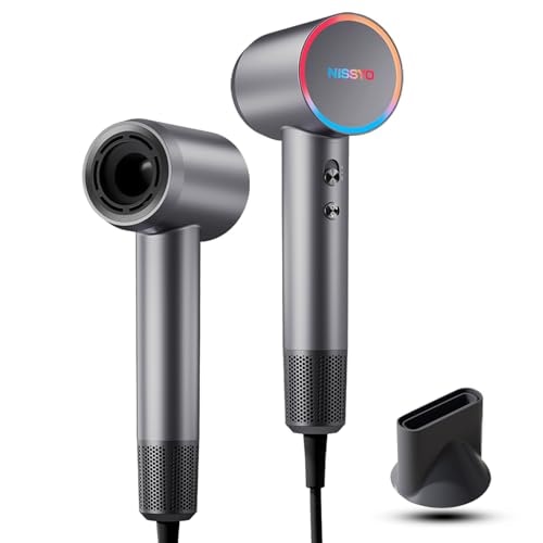 【日本正規品・2024新型ドライヤー】速乾 大風量 2億マイナスイオン 低温 大風速 温冷リズム 冷風 静音 軽量 ヘアードライヤー 高速ドライヤー ヘアケア 美髪 8モード 静電気 1200W ノズ