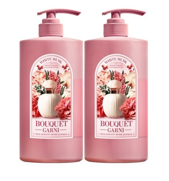 モイスチャーボディローション ホワイトムスクの香り 1L×2本 ヒアルロン酸 アラントイン 植物性オイル6種 弱酸性処方 ボディクリーム・ローション