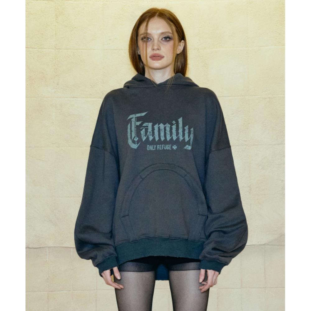 OPUS0012 Op 07 FAM REUNION HOODIE CHARCOAL OP4A2R3000CHA