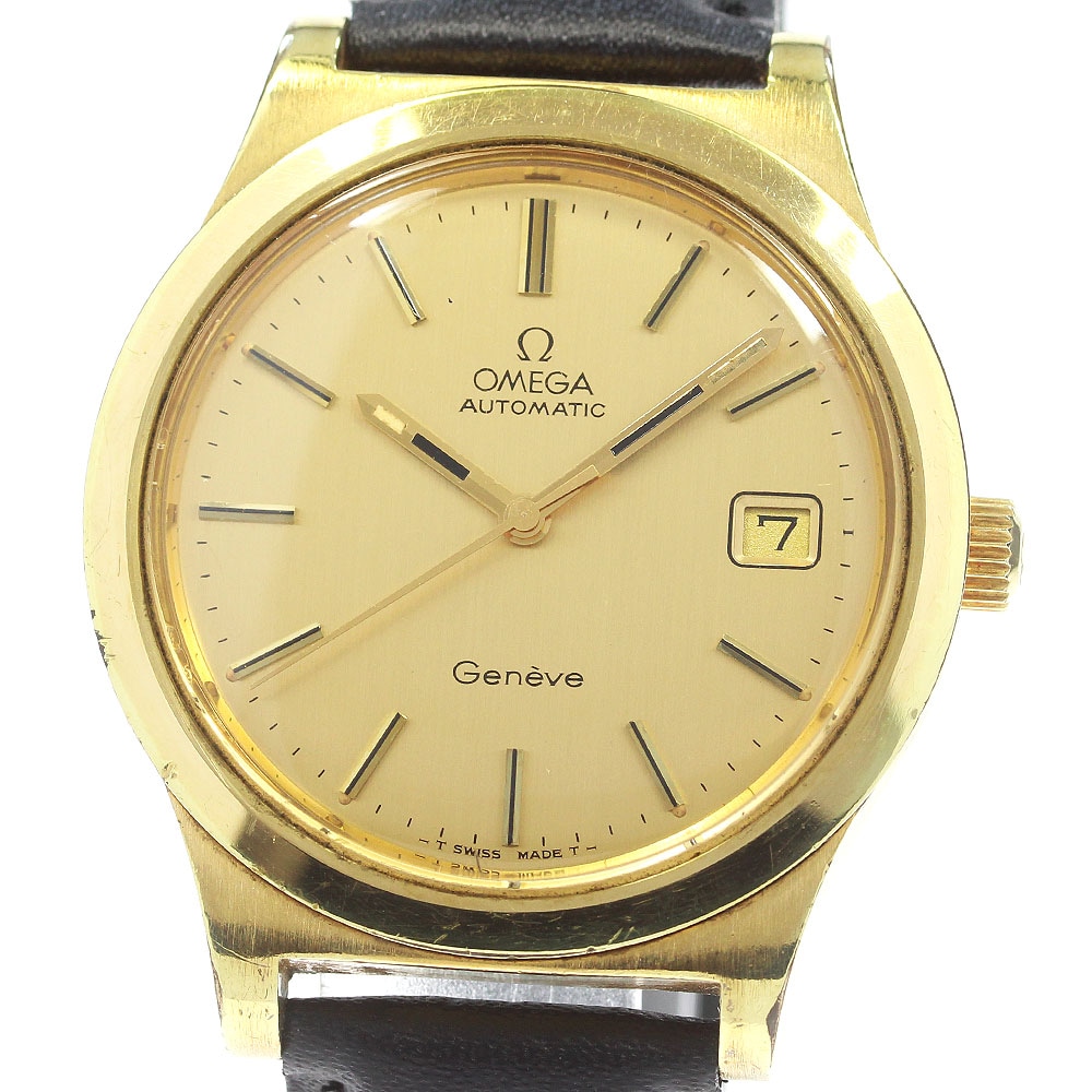 オメガ OMEGA 166.0168 ジュネーブ デイト cal.1012 自動巻き メンズ _846673【中古】