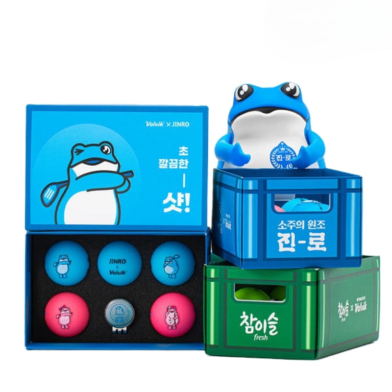 ボルビック進路ゴルフボール1個入りブルー