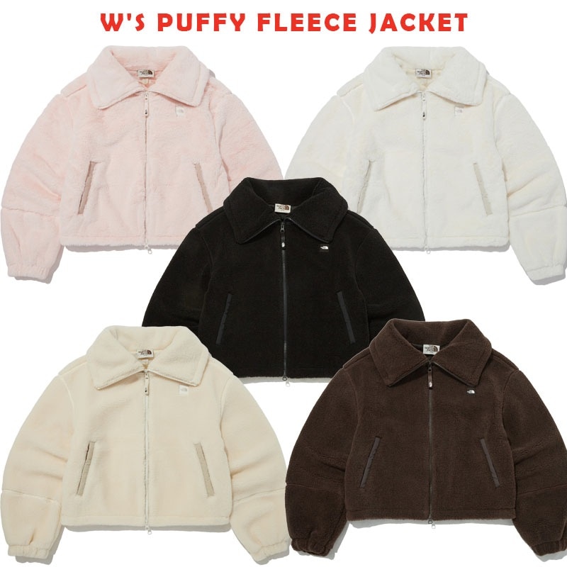 韓国正規品保証 関税負担なし NJ4FP80J WS PUFFY FLEECE JACKETデイリー 基本 着装 男子 女子 人気 韓国 ファッション 男女共用 アウトドア