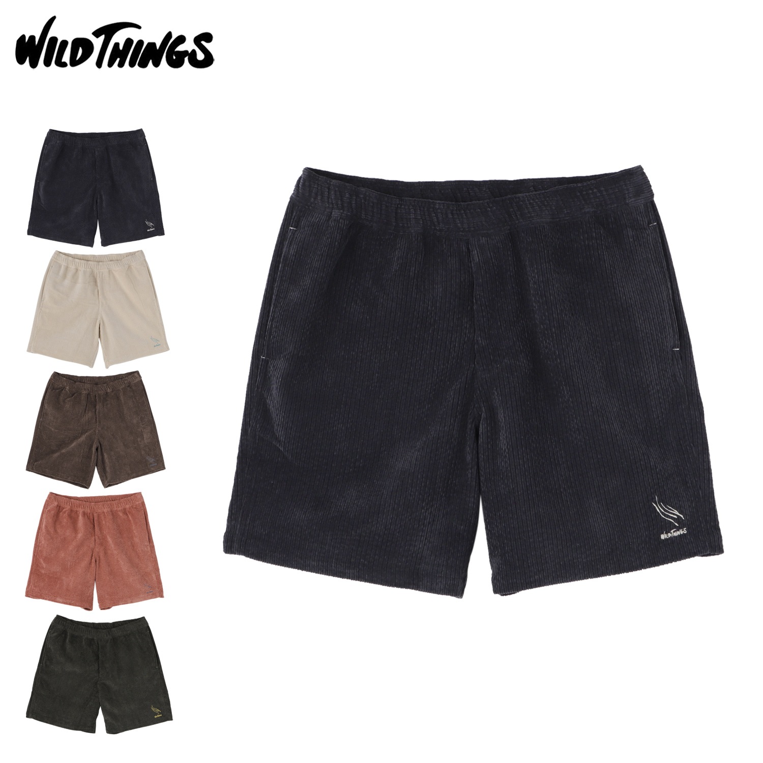 ハーフパンツ ショートパンツ メンズ レディース SUMMER CORD SHORTS ダーク ネイビー ベージュ ブラウン レッド ダーク グリーン WT26045SK