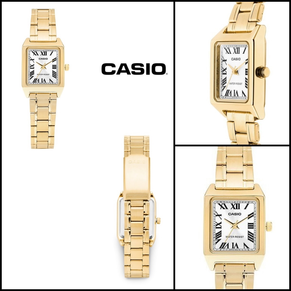 【公式】 LTP-V007G-9BUDF カシオ ビンテージ クラシック ローマ字 レディース メタル 時計 ゴールド