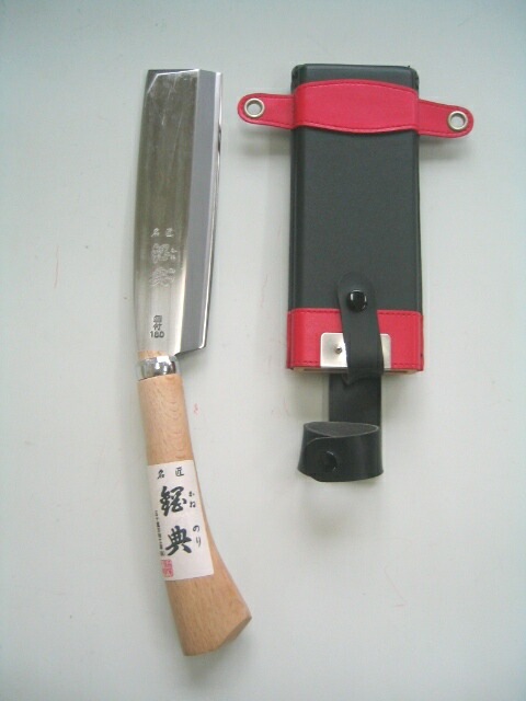 C-16 180mm鋼付高級鞘鉈（片刃） 鋼典 かねのり カネノリ 五十嵐刃物工業 園芸 ガーデニン 8,151円