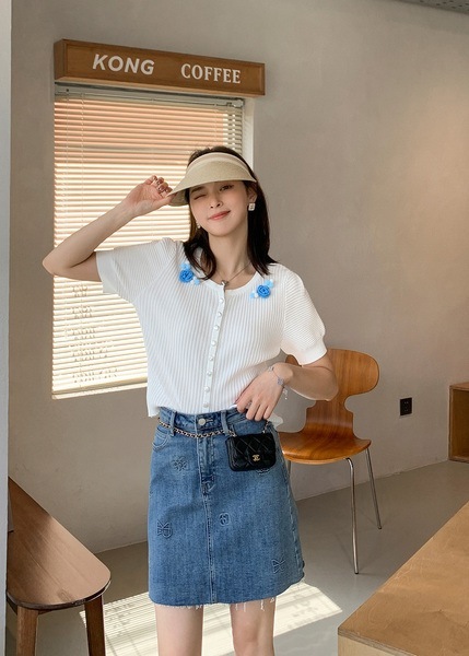 リエール ブロッサム ピネリア アイスシルク セーター