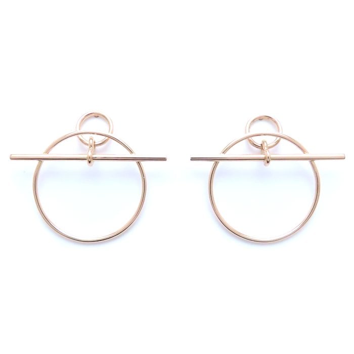 エシャペ PM ピアス H105117B 00 K18PG ピンクゴールド/294011【中古】