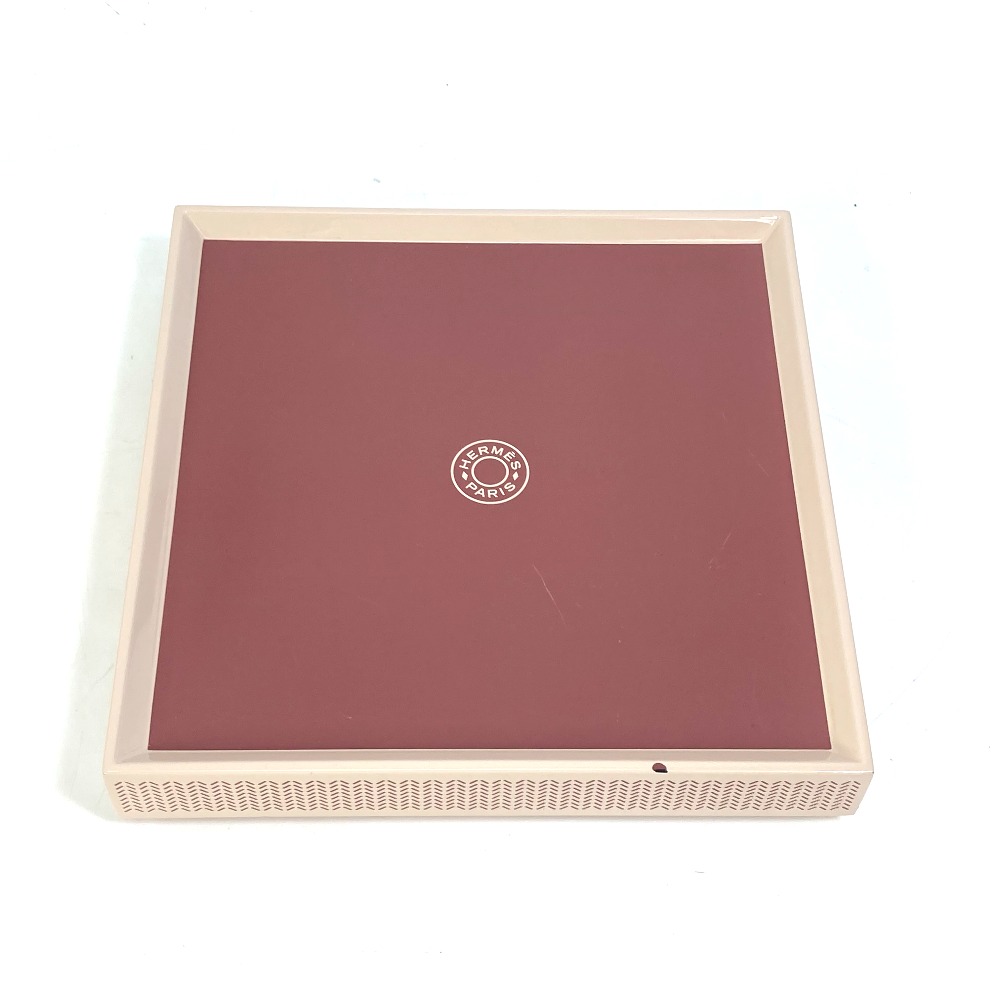小物入れ トレイ トレー スクエア インテリア ジュエリートレイ ロゴ ウッド ピンク