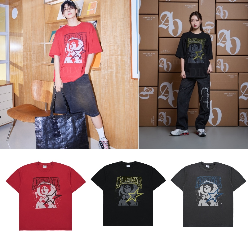 【SEVENTEENジョンハン着用】AE LOGO ASTRONAUT ARTWORK SHORT SLEEVE T-SHIRT 半袖Tシャツ
