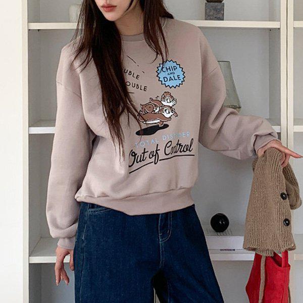 Hスタイル(BM)特技毛ダブルチップデールマンツーマン冬女性特技毛マンツーマンTシャツMTM 3段組