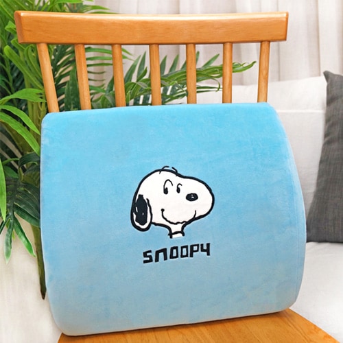 スヌーピー 背もたれクッション メモリーフォーム 35x31cm ソファクッション