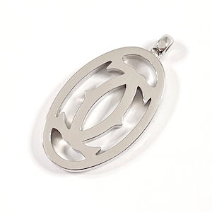 T1220148 ダブルシー チャーム シルバー メタル ユニセックス