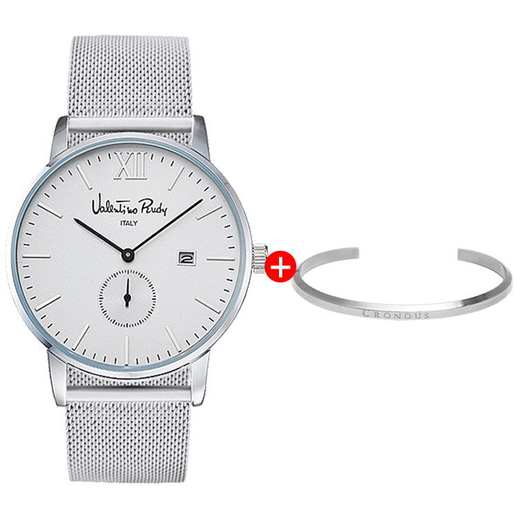 VR1301B-WTWT cuff bracelet Collaboration Set mens metal watch