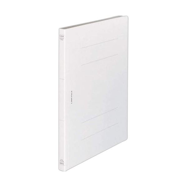 (まとめ) ライオン事務器 フラットファイル(環境)樹脂押え具 A4タテ 150枚収容 背幅18mm 無着色 A-511KA4S 1セット(10冊) (×20セット)