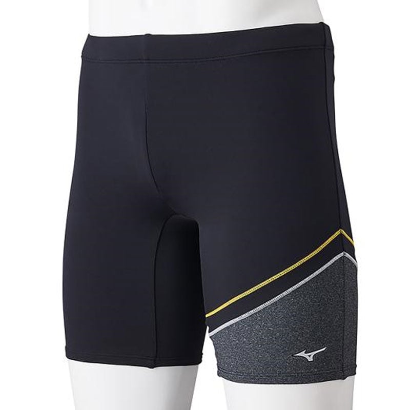 アクアフィットネス用ハーフスパッツ 立体カップ付 スイム フィットネス水着 メンズ フィットネス N2JBB103