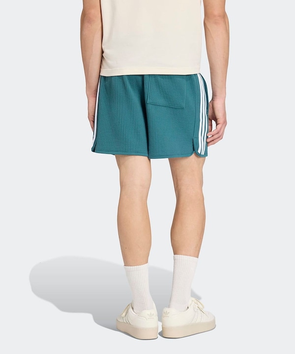 Qoo10 adidas ワッフル ニット ショーツ 無地 ショー