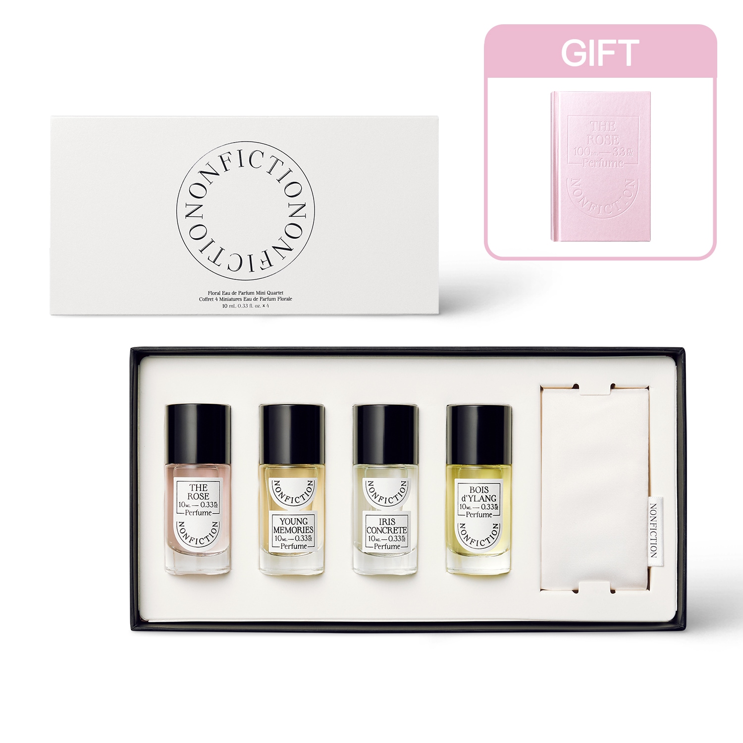 ノンフィクションフローラルオードパルファムミニクアルテット（10mLx4）