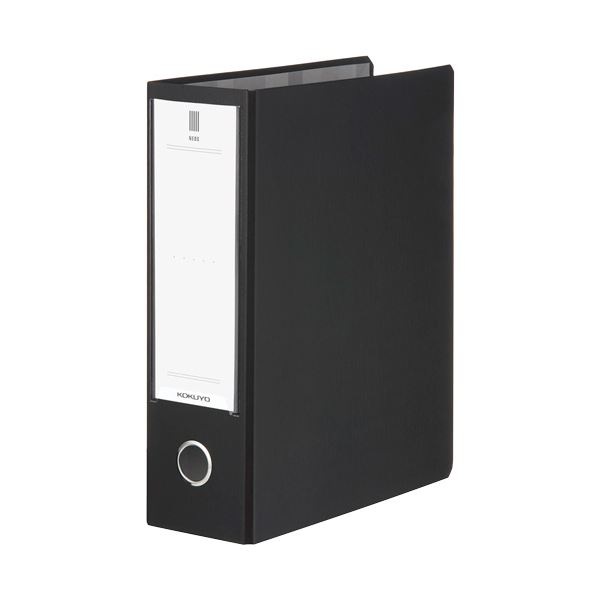 (まとめ) コクヨ チューブファイル(NEOS)A4タテ 800枚収容 80mmとじ 背幅95mm ブラック フ-NE680D 1冊 (×10セット)