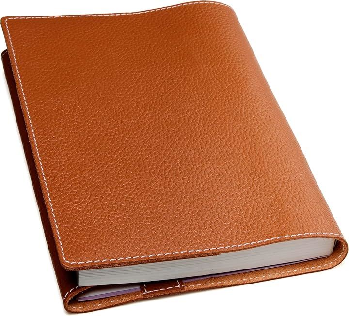 ブックカバー B6 本革 厚い本でも使用可能／ギフトボックス付き単行本サイズ シュリンクレザー 漫画カバー 12.8cmx18.2cm(キャメル, Ｂ６) 5,151円