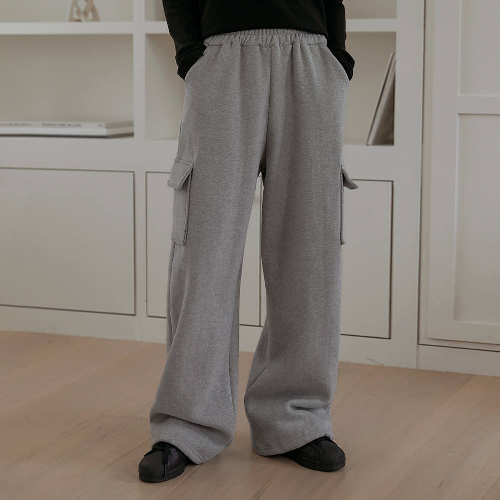 ロマンセットアップ起毛ツーウェイバンディングカーゴパンツ