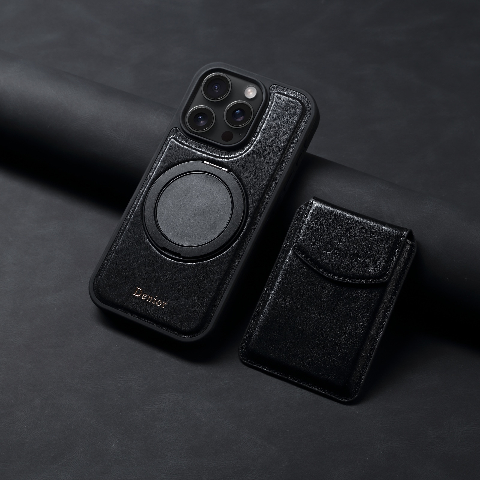 Gear 360回転磁気ブラケットApple 16ProMax携帯電話15proカードホルダー15plus保護ケースに適合