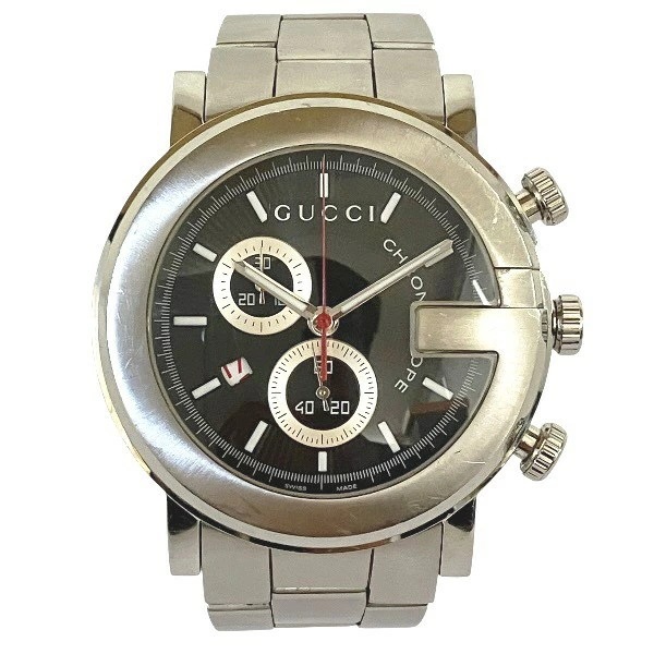 グッチ GUCCI Gクロノ 101M クォーツ 時計 腕時計 メンズ 【中古】