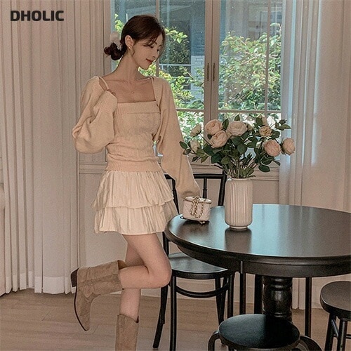 [メガ割りSALE]ファータッチオフショルスリットニット 5,203円