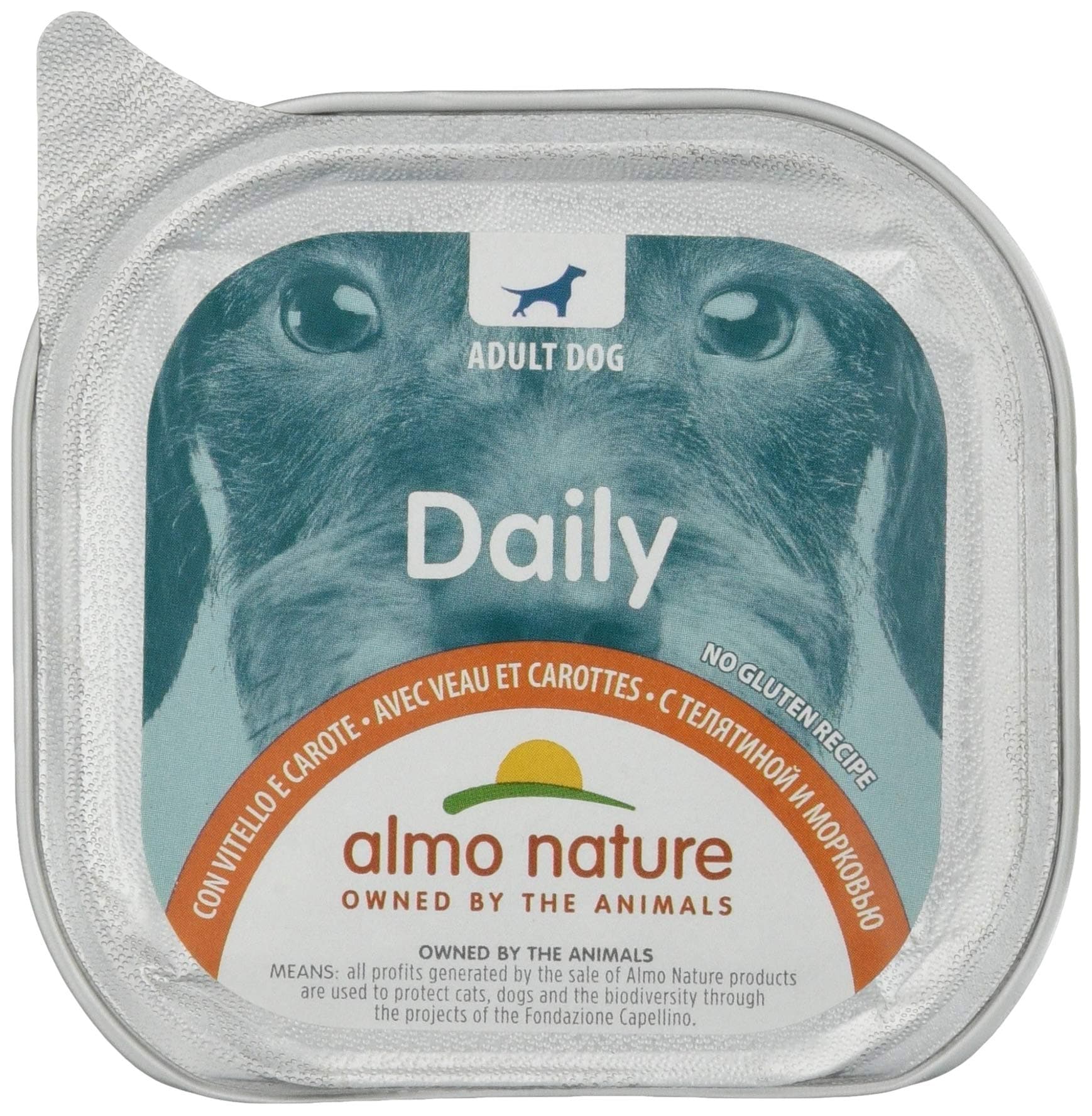 アルモネイチャー ドッグフード デイリーメニュー 子牛肉とキャロット入りお肉のご馳走 100g×32個 (ケース販売) 5,462円