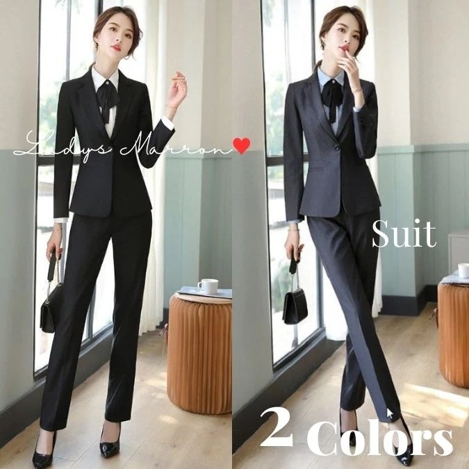 【急速出荷 2025年新作】グレースーツ レディース 黒スーツ レディーススーツ リクルートスーツ 就活スーツ ビジネススーツ セットアップスーツ 女性スーツ スーツ レディース パンツスーツ テーパ