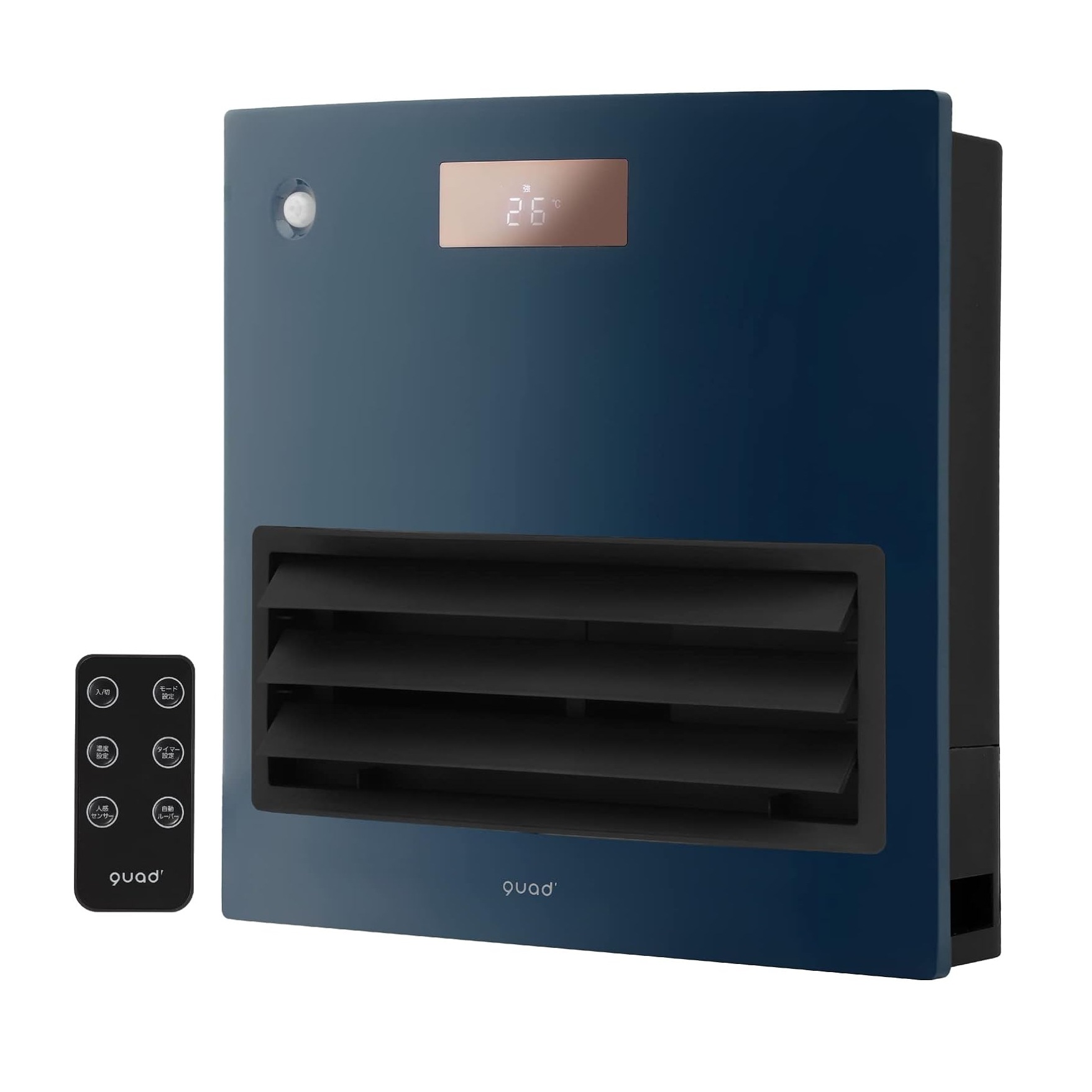 セラミックヒーター 加湿 大風量 人感センサー 自動ルーバー機能付 加湿器 おしゃれ ムービングヒートモイスト ミスト 暖房器具 温度設定 2WAY あったか うるおい 乾燥対策 清潔 リビング