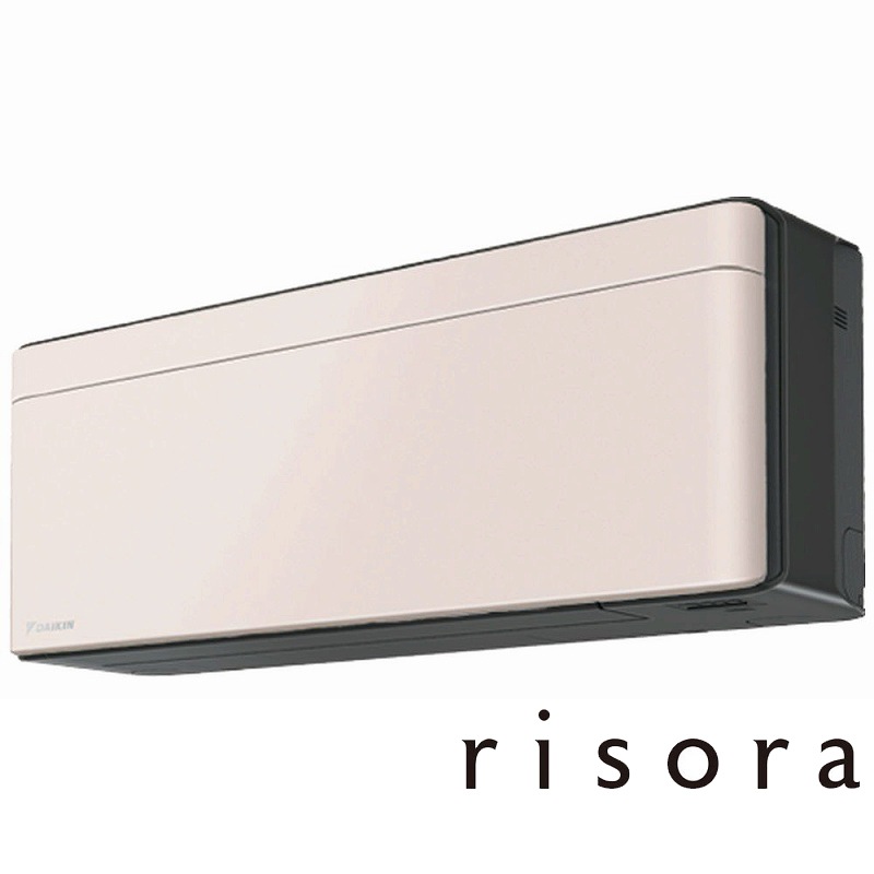 （標準取付工事費込）ダイキン　DAIKIN　エアコン おもに10畳用 risora リソラ SXシリーズ [ストーンベージュ]　S283ATSS-K/Y 本体ダークグレー色