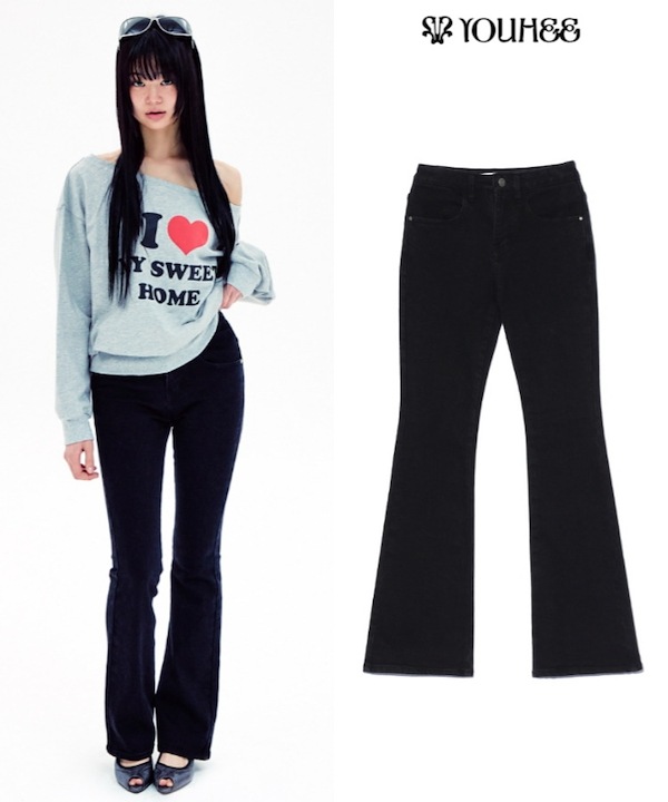 [YOUHEE] DENIM BOOTSCUT PANTS デニム ブーツカット パンツ IFEELLUCKY】Denim Bootscut pants / 【アイフィールラッキー