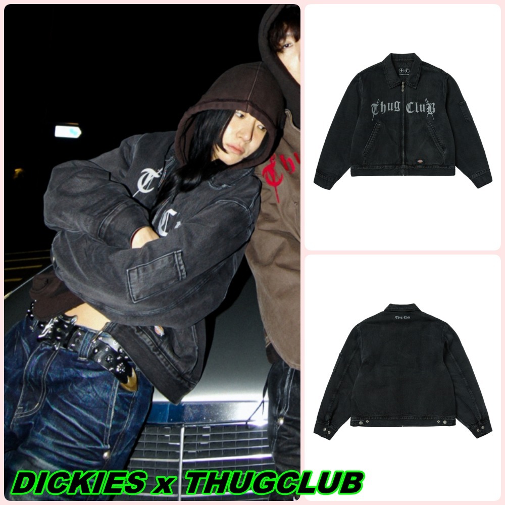【THUGCLUB x DICKIES】Eisenhower Jacket - Denim Black