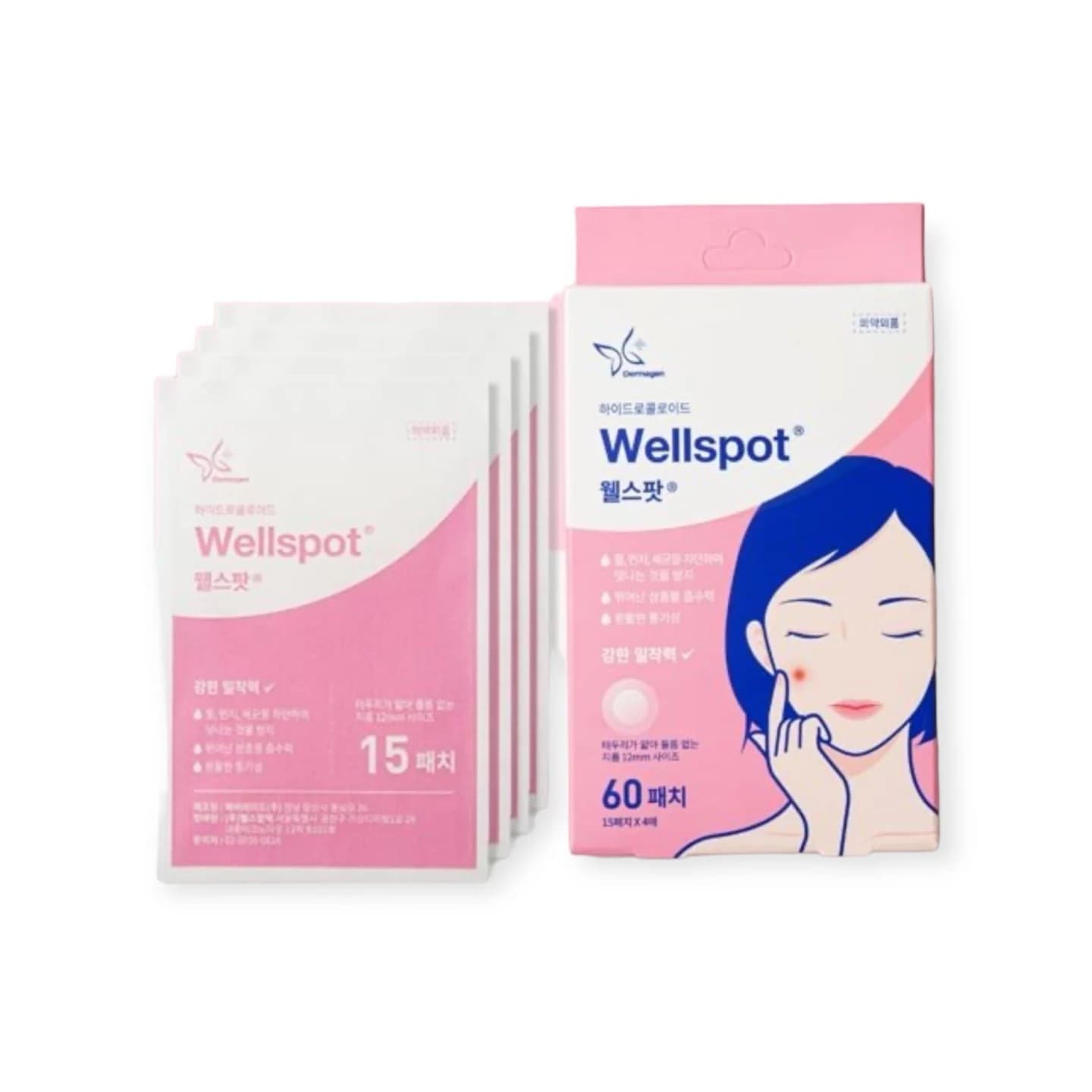 傷 ニキビパッチ ウェルズポッド スポットパッチ 60枚+60枚