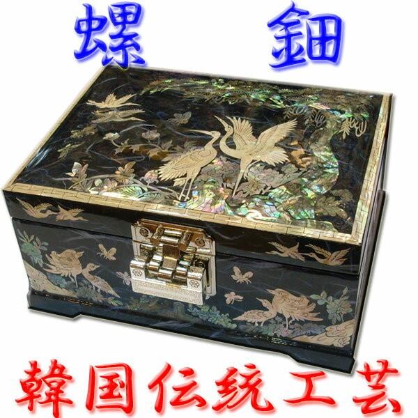 韓国の伝統を伝えるアンティーク漆器宝石箱