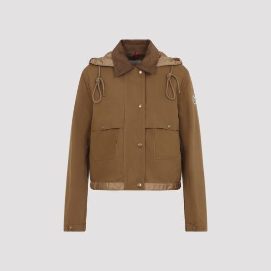 MONCLER Women Bubble Jackets L10931A00132 599CL 24N OPEN BROWN