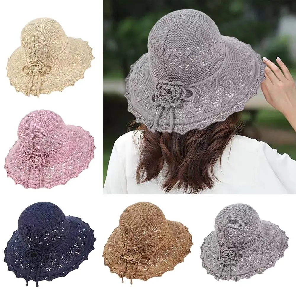 女性用折りたたみ式サンシェードフィッシャーマンハット調節可能なビーチキャップ日焼け止めバケット屋外女性女の子春夏 - 200000297