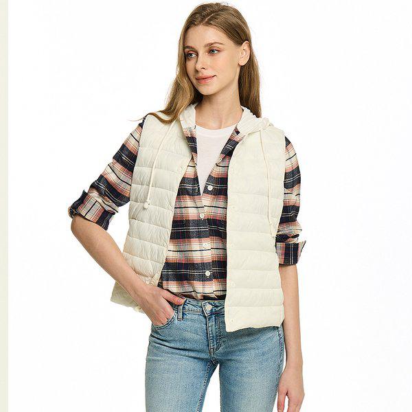 【限定特価】パッカブル軽量ノーカラー パディングベスト TM-XKJ21