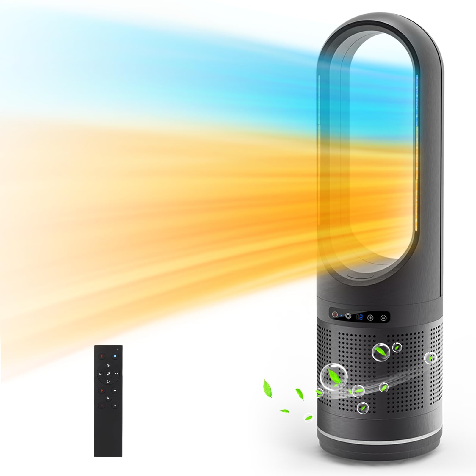 セ ラミックヒーター 暖房器具 ファンヒーター 電気ヒーター【空気浄化・冷暖兼用】セ ラミックファンヒーター ファンヒーター ヒーター 電気ファンヒーター 暖房 エコヒート 電気ストーブ 3段温風 E