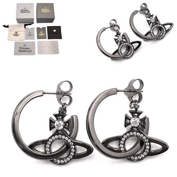 ピアス 62010105-S104 MIRANDA EARRINGS レディース ガンメタル