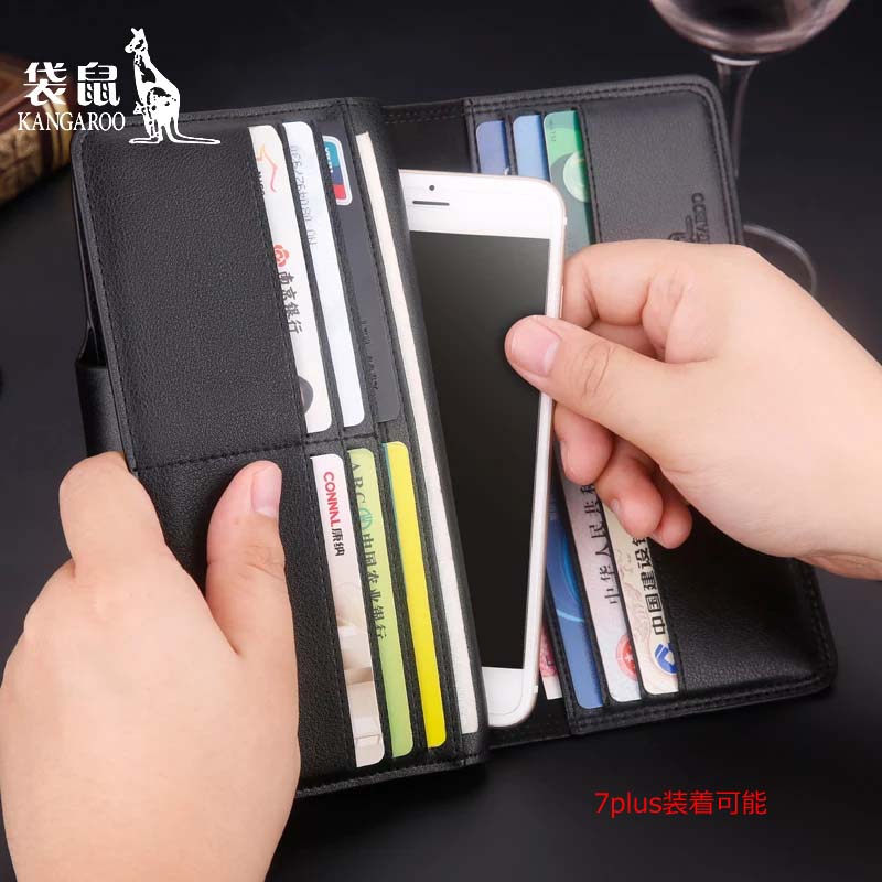 長財布 財布 メンズ 人気 本革 カード23枚収納＋5つ紙幣スロット 使いやすい 薄い ボックス型小銭入れ 財布 メンズ ビジネス用などに対応