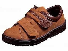 介護靴 Vステップ04 ブラウン 左30.0 04片足