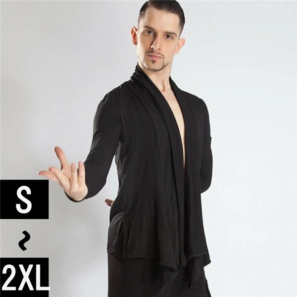 男性 ダンス 衣装 社交ダンス衣装 ラテン 上着 ウェア Tシャツ トップス 社交ダンス 練習着 メンズ ワルツ セクシー チャチャチャ ルンバ レッスン着 ステージ 男性社交ダンス 競技用 練習着