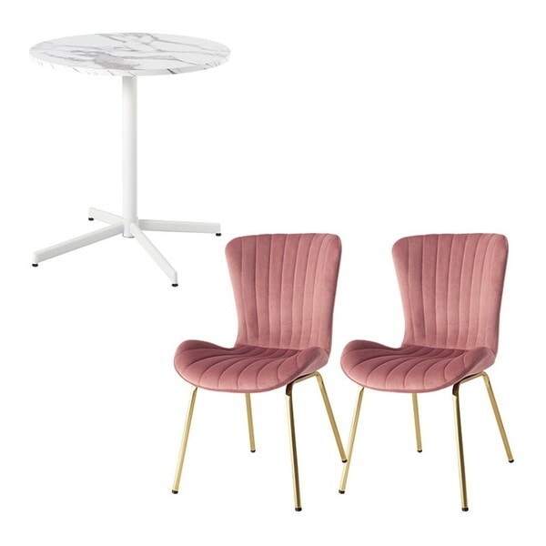 LT-4931MWH-63DPI-S テーブル&チェア3点セット メーカー直送